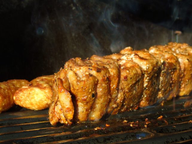 Poisson grillés riz